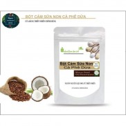 [ 300gr ] Bột cám sữa non cà phê dừa nguyên chất Organic - tắm trắng & Tẩy da chết , Bột handmade